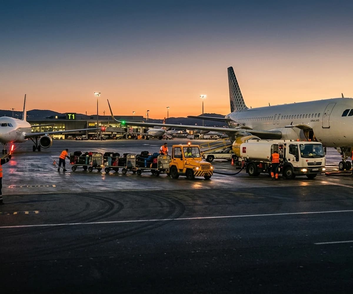 Practicas reales en operaciones aeroportuarias